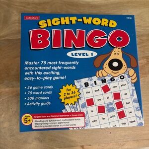 Lakeshore Sight Word Bingo Level one